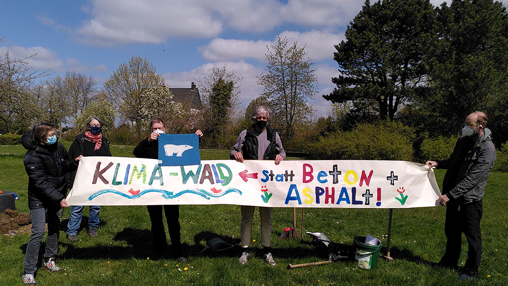 Klimawald statt Beton und Asphalt